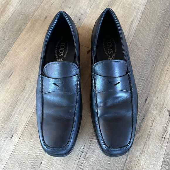Tods Italy Mens Penny Driving Loafers Shoes - Picture 3 of 11